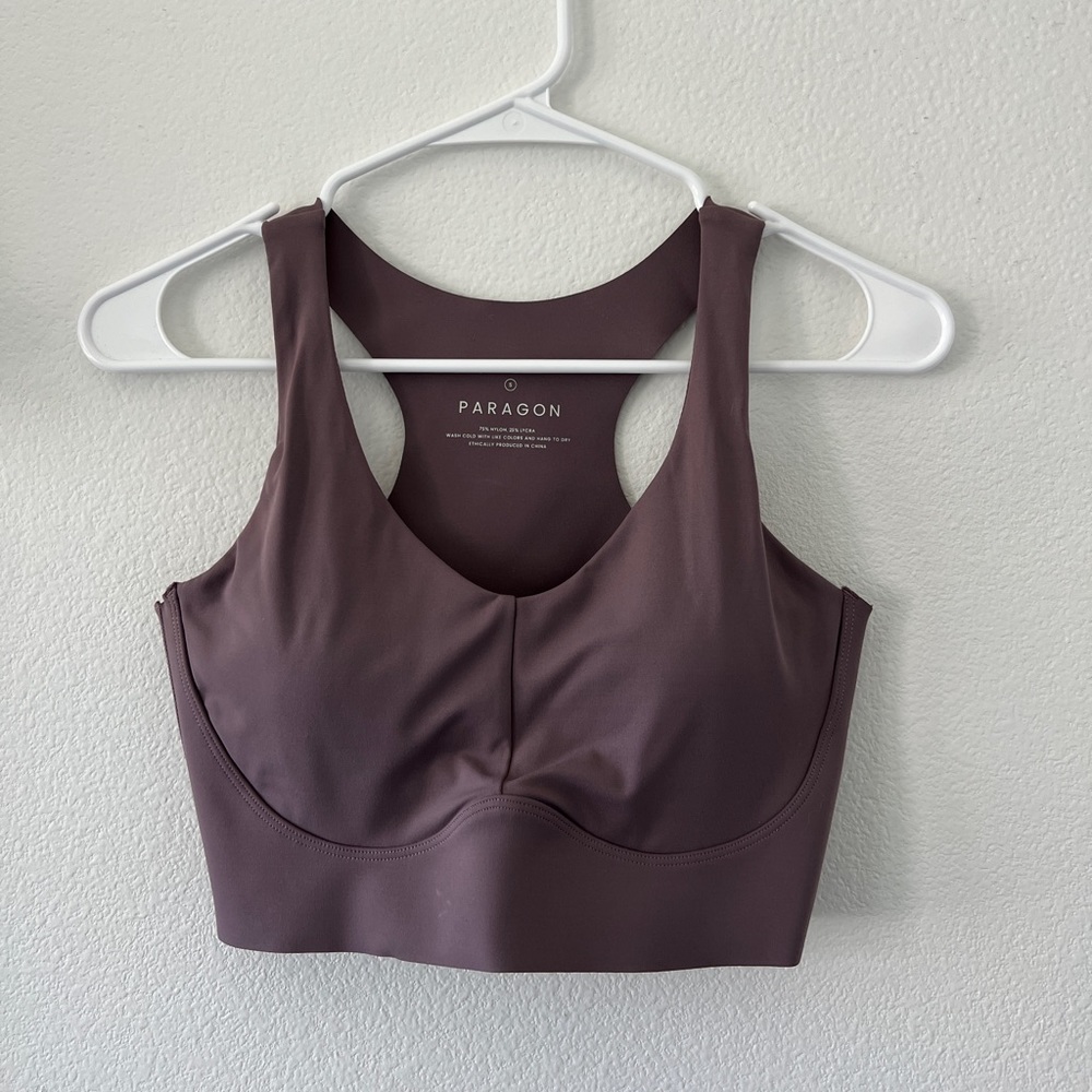 Paragon sculpted sports bra - mauve purple